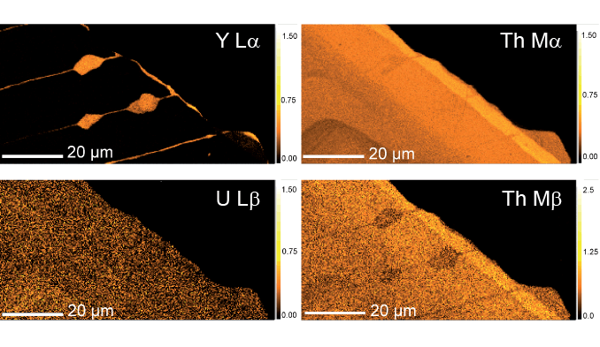 Trace element zonation in Monazite